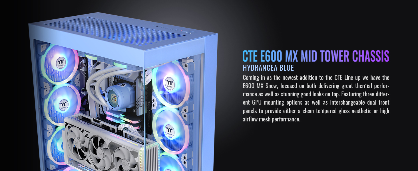 Thermaltake CTE E600 MX Mid Tower E-ATX Case